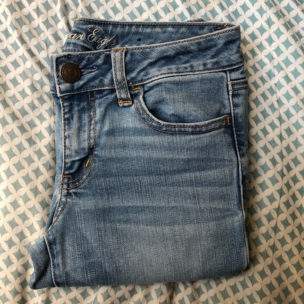 American Eagle Light Skinny Jeans